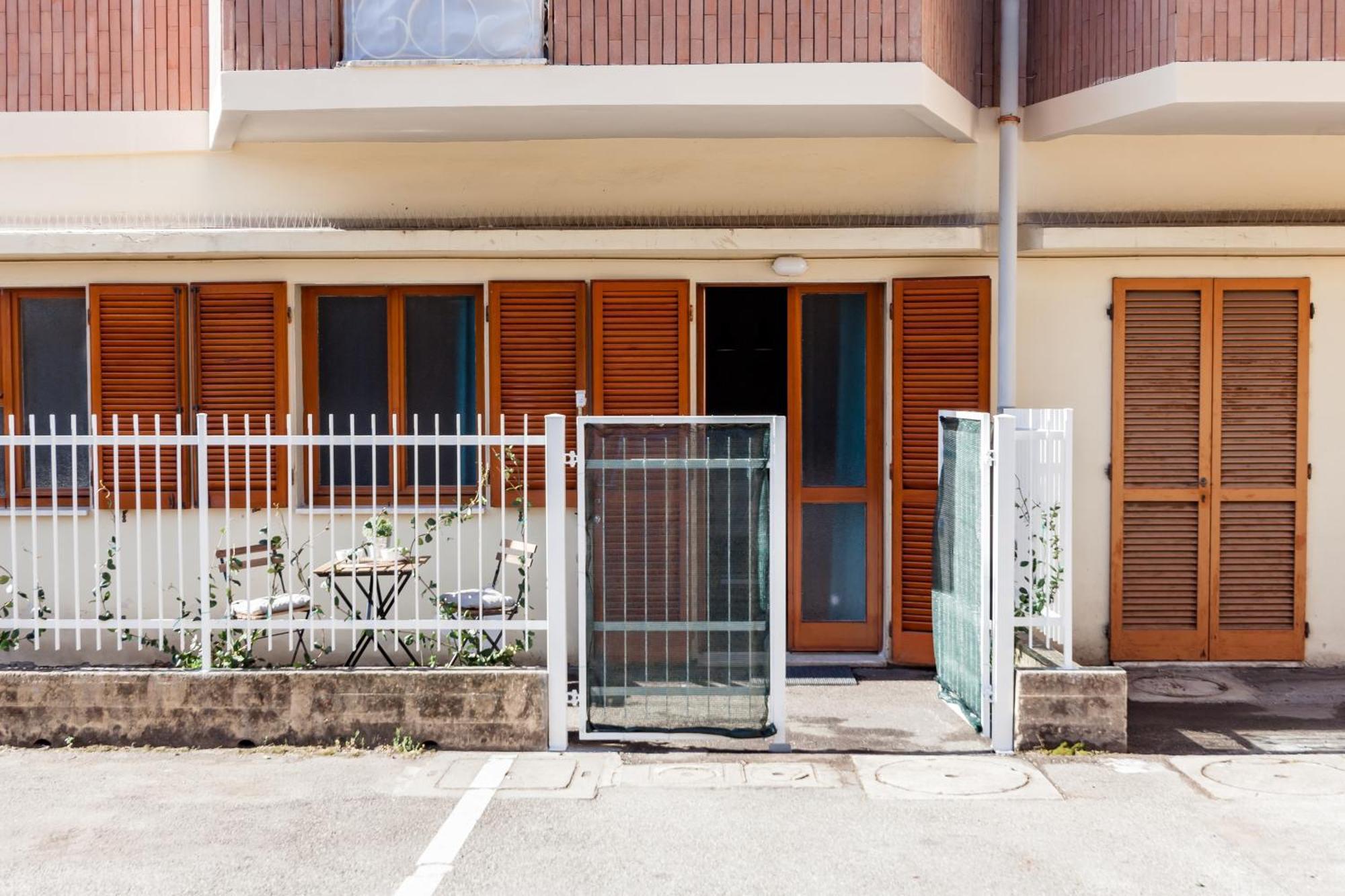 Open The Classic Wooden Shutters At A Cozy Nest Apartment
